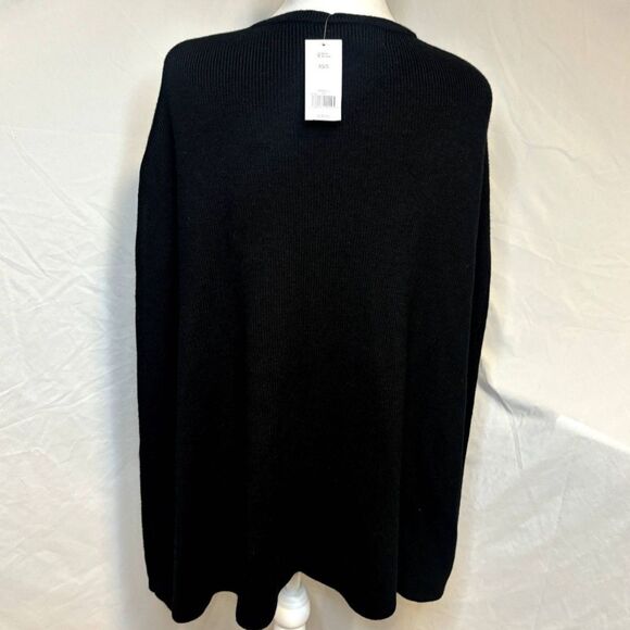 Banana Republic Black Long Sleeve Button Up Sweater Womens Designer - Picture 5 of 8